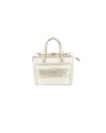  Nannini – Borsa a Mano Media con Tracolla in Canvas e Pelle