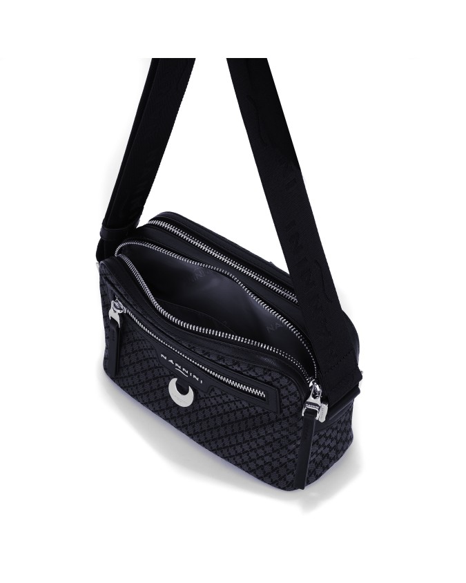  Nannini - Borsa a Tracolla con Doppio Comparto e Tasca