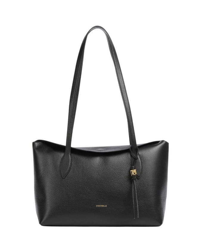  Coccinelle - Borsa a spalla shopper in pelle Thess