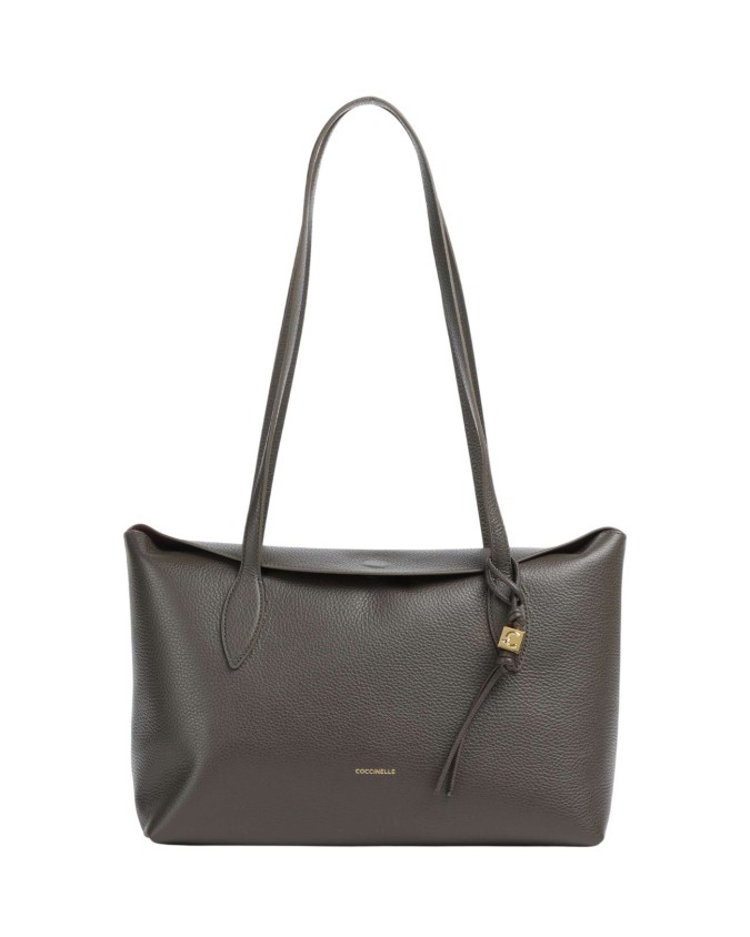  Coccinelle - Borsa a spalla shopper in pelle Thess