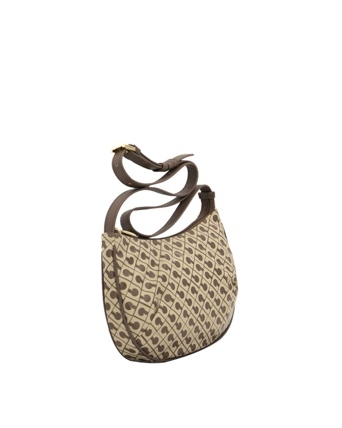  Gherardini - Borsa a tracolla mini con zip dorata in tessuto