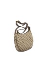  Gherardini - Borsa a tracolla mini con zip dorata in tessuto