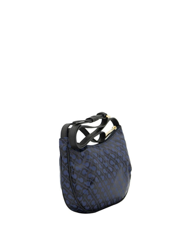  Gherardini - Borsa a tracolla mini con zip dorata in tessuto