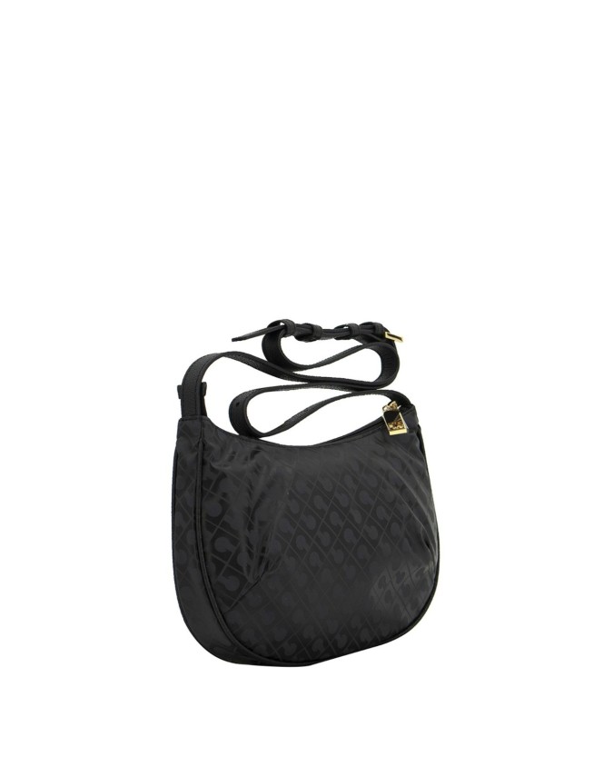  Gherardini - Borsa a tracolla mini con zip dorata in tessuto
