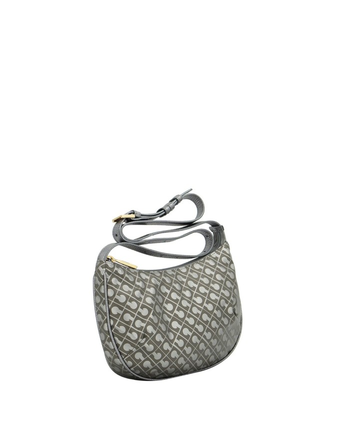  Gherardini - Borsa a tracolla mini con zip dorata in tessuto