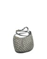  Gherardini - Borsa a tracolla mini con zip dorata in tessuto