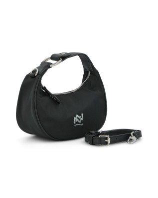 Nannini – Handtasche mit Schulterriemen, Größe S, aus Leder und 2