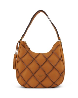  Nannini - Borsa Hobo con Tracolla Regolabile in Pelle Jessa