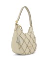  Nannini - Borsa Hobo con Tracolla Regolabile in Pelle Jessa