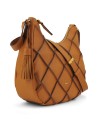  Nannini - Borsa Hobo con Tracolla Regolabile in Pelle Jessa