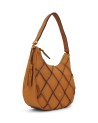  Nannini - Borsa Hobo con Tracolla Regolabile in Pelle Jessa