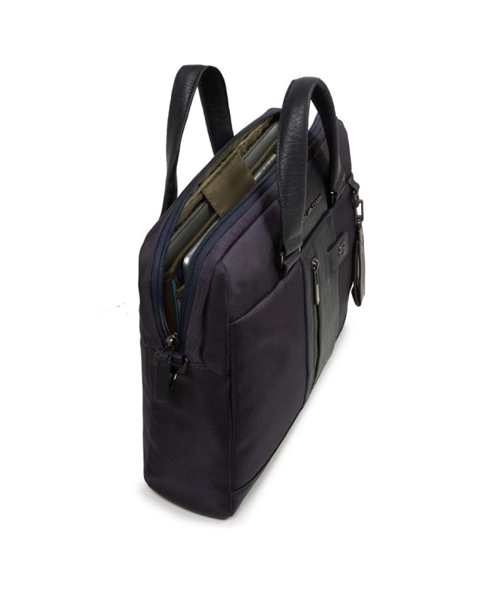 Cartelle porta PC PIQUADRO - Cartella 2 manici in pelle e