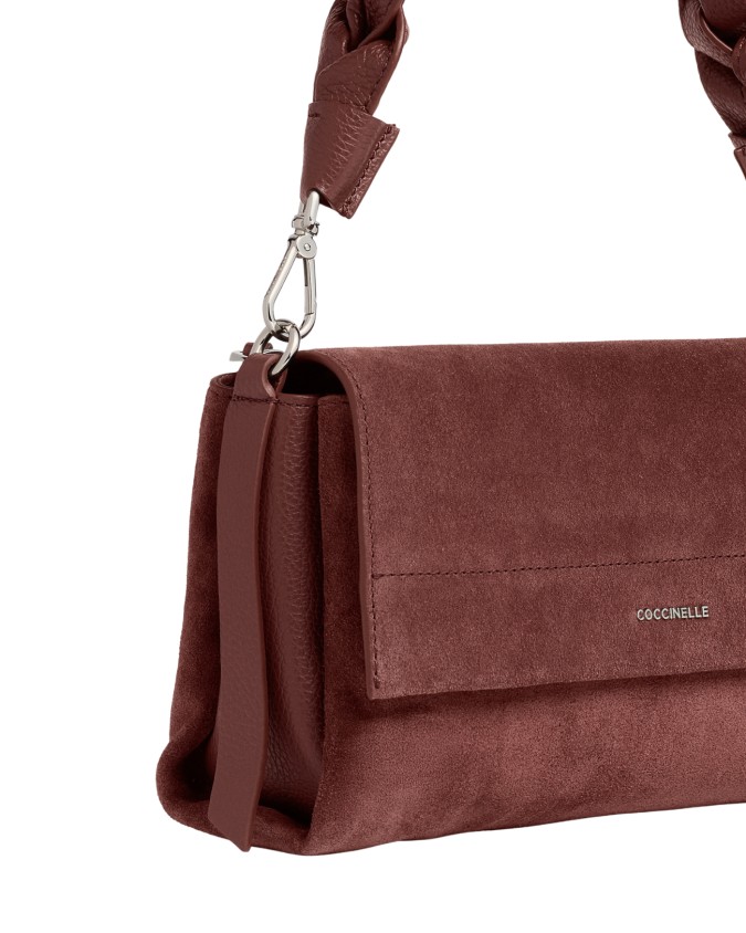  Coccinelle - Borsa a Spalla con Patta e Tracolla Boheme Small