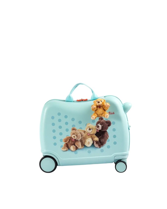  Trudi - Valigia Cavalcabile per Bambini in ABS 4 Ruote Sweet