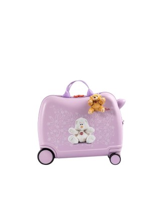  Trudi - Valigia Cavalcabile per Bambini in ABS 4 Ruote Sweet
