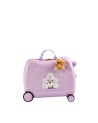  Trudi - Valigia Cavalcabile per Bambini in ABS 4 Ruote Sweet