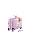  Trudi - Valigia Cavalcabile per Bambini in ABS 4 Ruote Sweet