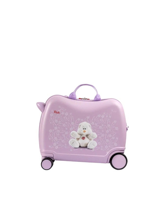  Trudi - Valigia Cavalcabile per Bambini in ABS 4 Ruote Sweet