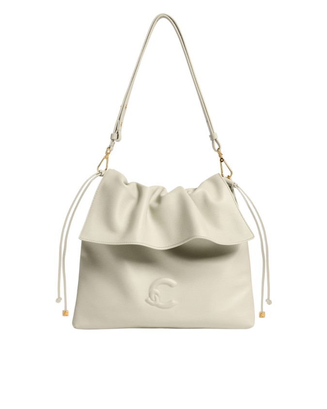  Coccinelle - Borsa a Spalla con Patta in Pelle Lidia