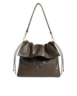  Coccinelle - Borsa a Spalla con Patta in Pelle Lidia