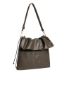  Coccinelle - Borsa a Spalla con Patta in Pelle Lidia