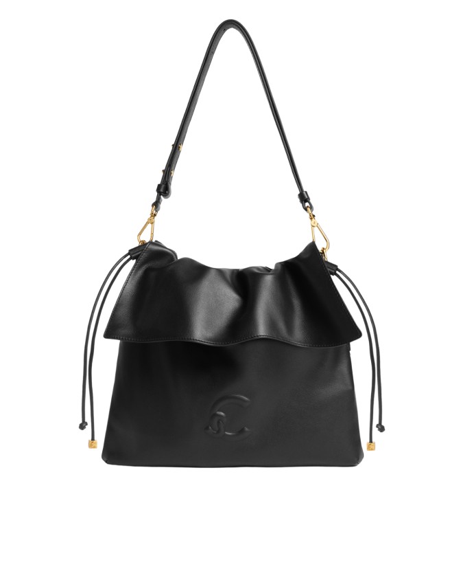  Coccinelle - Borsa a Spalla con Patta in Pelle Lidia