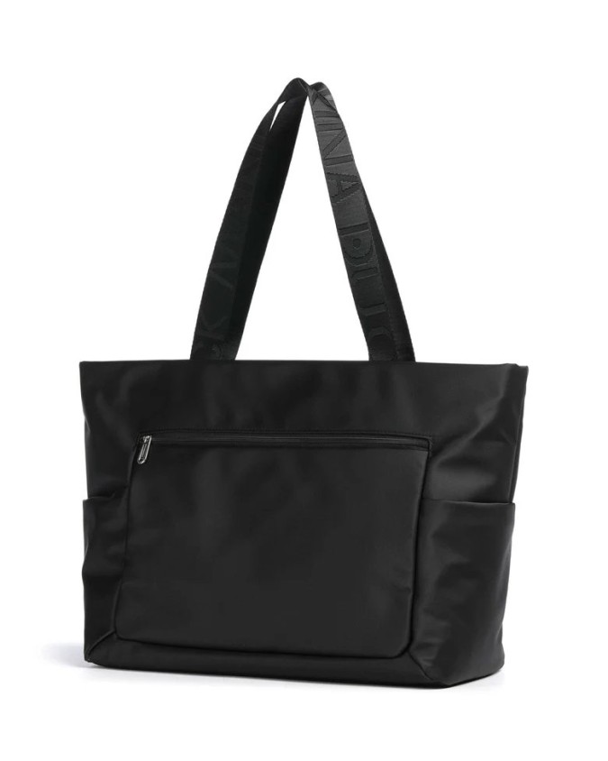  Mandarina Duck - Borsa Shopper con Tasca Frontale in Nylon