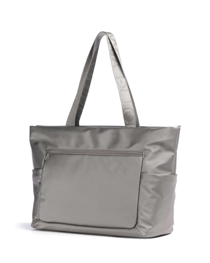  Mandarina Duck - Borsa Shopper con Tasca Frontale in Nylon