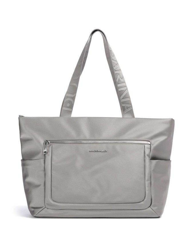  Mandarina Duck - Borsa Shopper con Tasca Frontale in Nylon