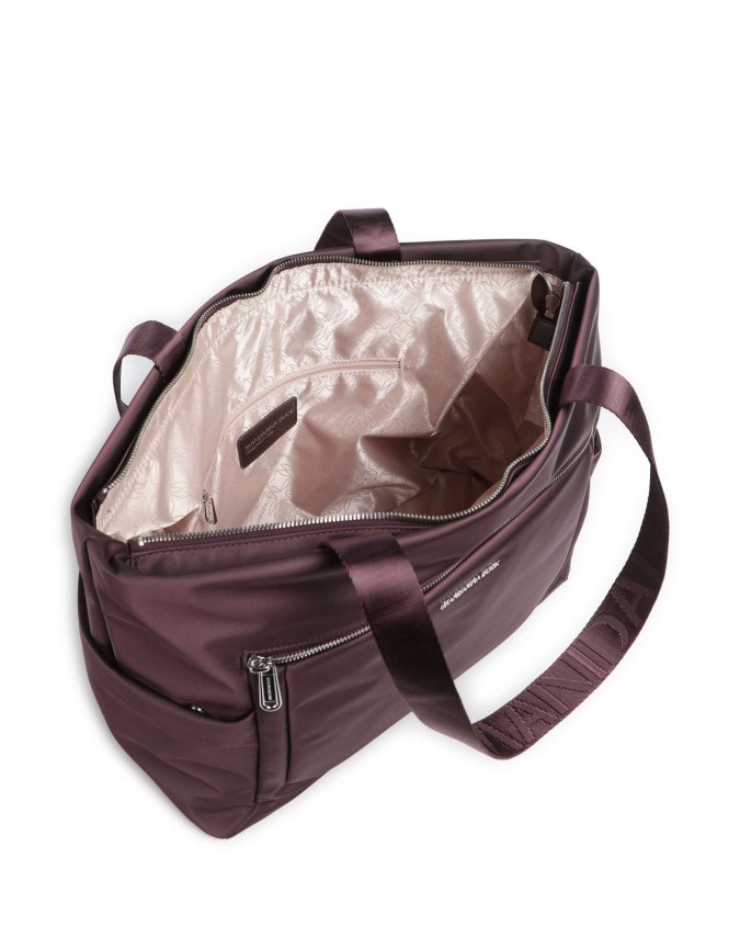  Mandarina Duck - Borsa Shopper con Tasca Frontale in Nylon