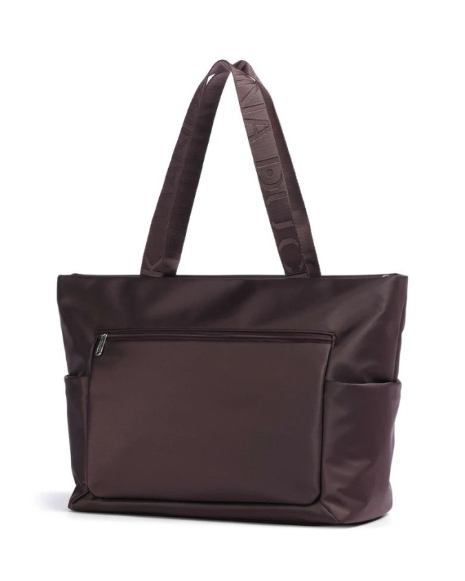  Mandarina Duck - Borsa Shopper con Tasca Frontale in Nylon