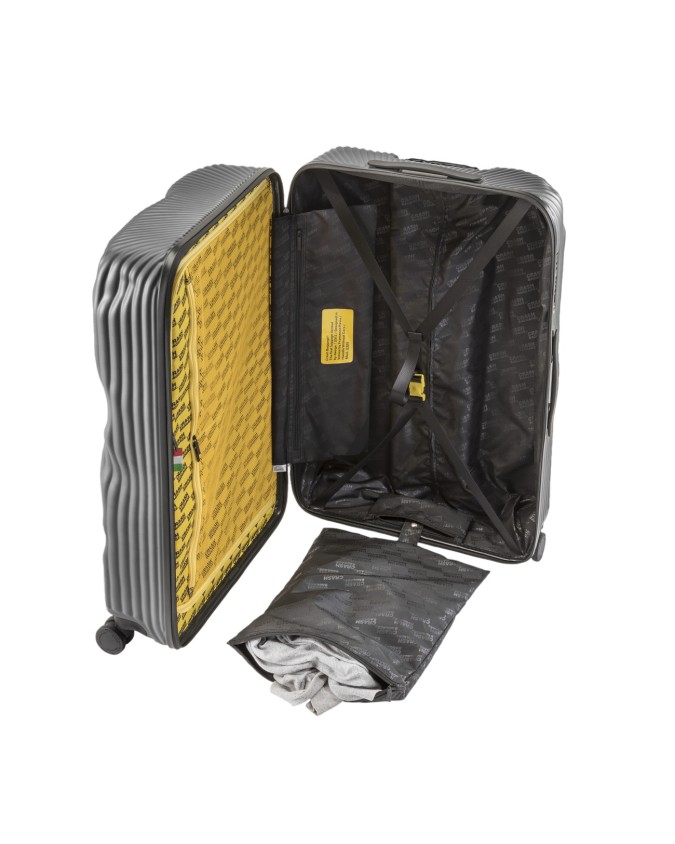  Crash Baggage - Trolley grande in policarbonato striato 79 cm