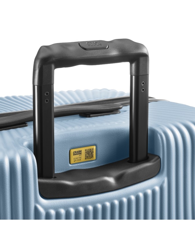  Crash Baggage - Trolley grande in policarbonato striato 79 cm