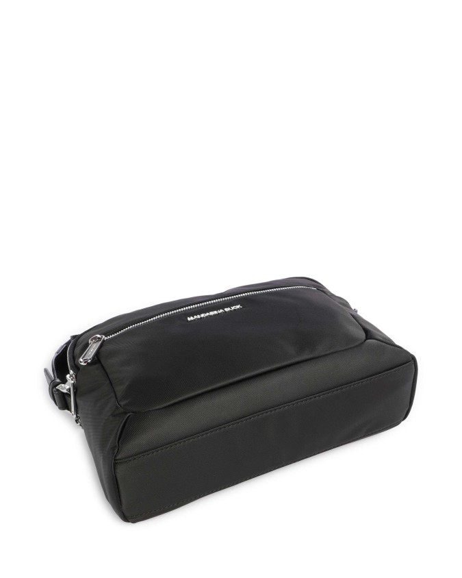  Mandarina Duck - Borsa a Tracolla con Doppia Zip e Tasche
