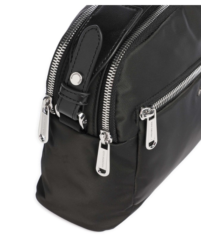  Mandarina Duck - Borsa a Tracolla con Doppia Zip e Tasche