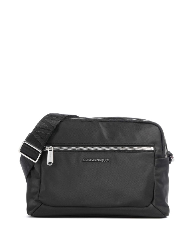  Mandarina Duck - Borsa a Tracolla con Doppia Zip e Tasche