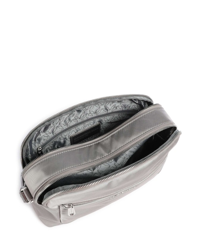  Mandarina Duck - Borsa a Tracolla con Doppia Zip e Tasche