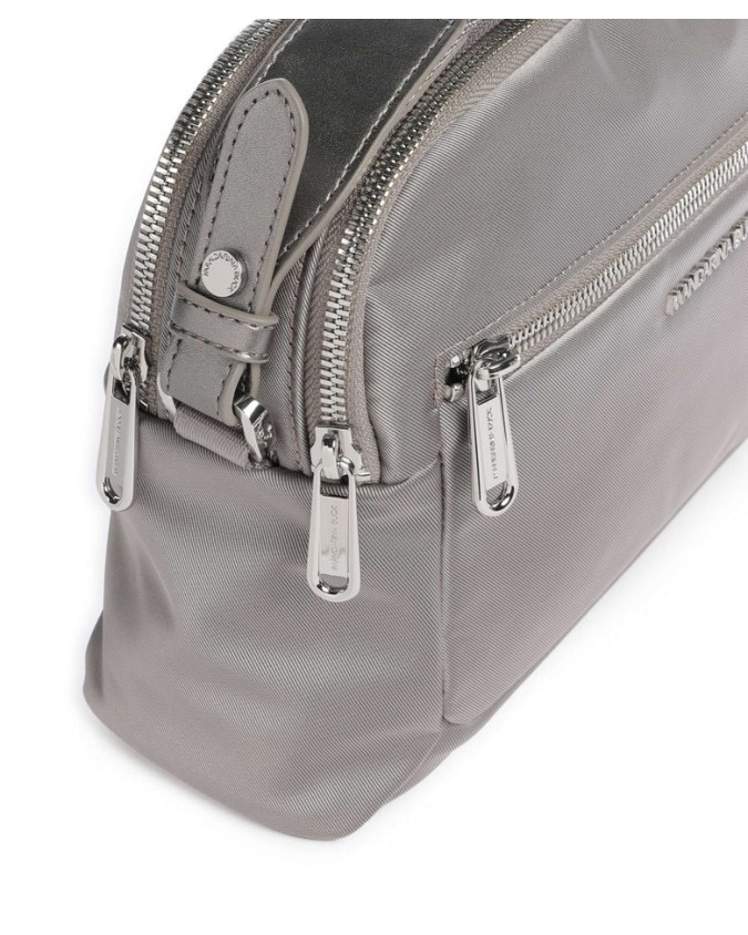  Mandarina Duck - Borsa a Tracolla con Doppia Zip e Tasche