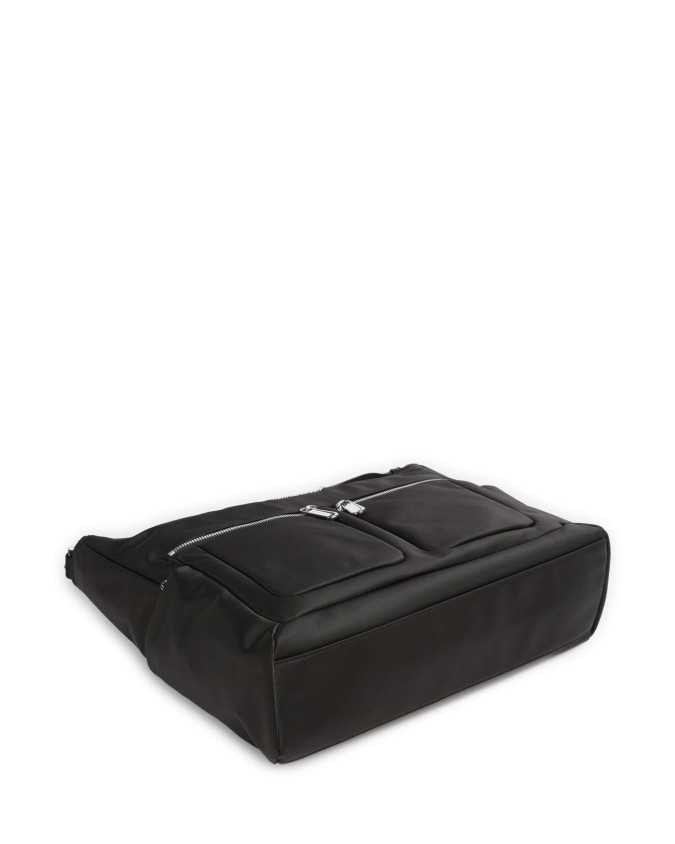  Mandarina Duck - Borsa Hobo con Doppia Tasca Frontale in Nylon