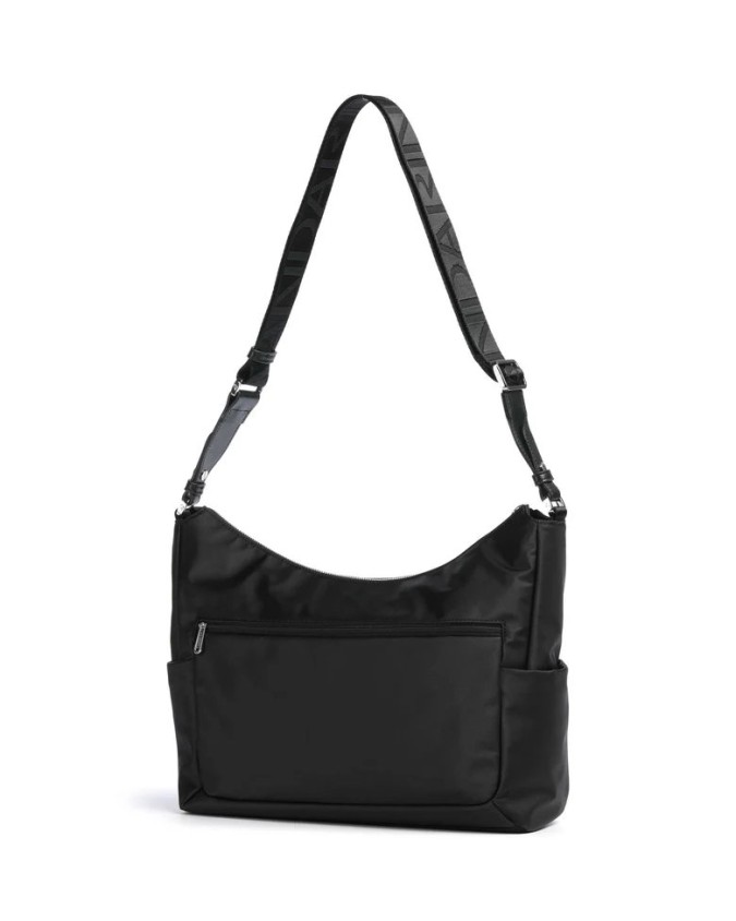  Mandarina Duck - Borsa Hobo con Doppia Tasca Frontale in Nylon