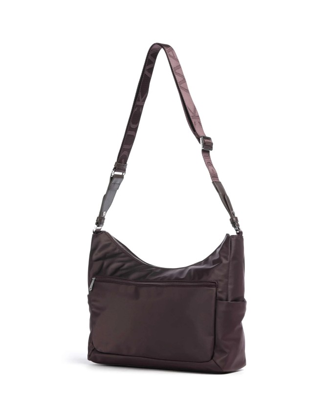  Mandarina Duck - Borsa Hobo con Doppia Tasca Frontale in Nylon