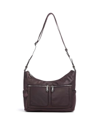  Mandarina Duck - Borsa Hobo con Doppia Tasca Frontale in Nylon