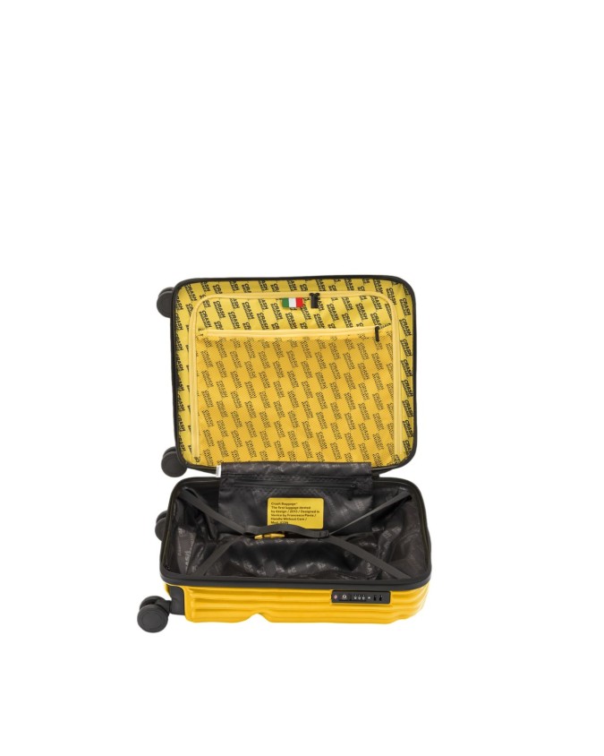  Crash Baggage - Trolley cabina small in policarbonato striato