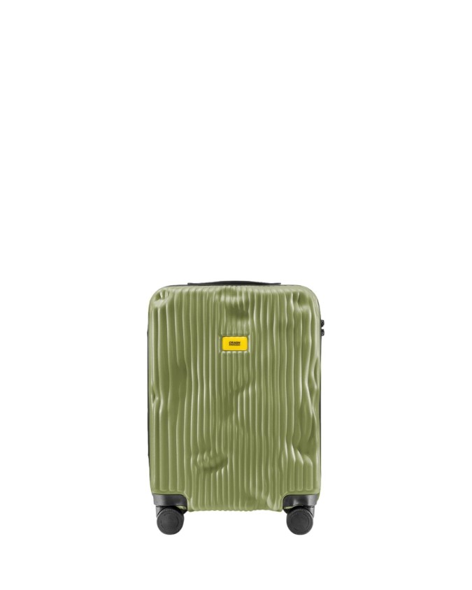  Crash Baggage - Trolley cabina small in policarbonato striato