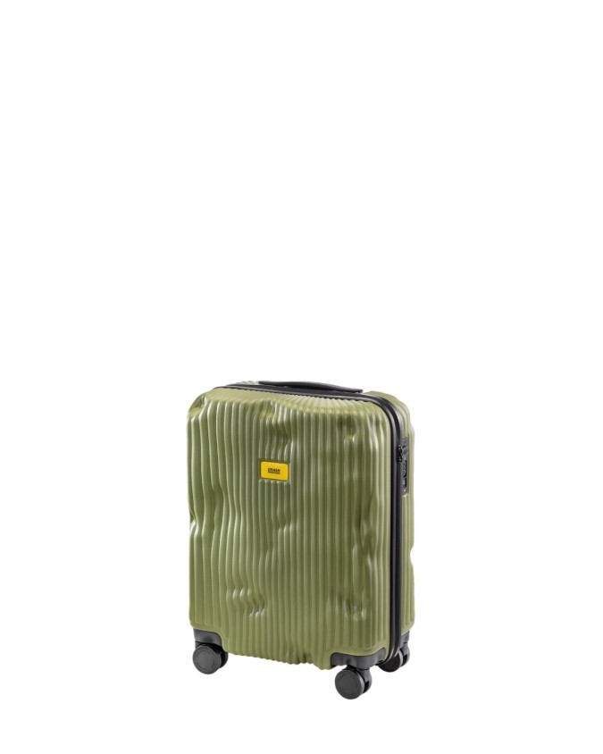  Crash Baggage - Trolley cabina small in policarbonato striato