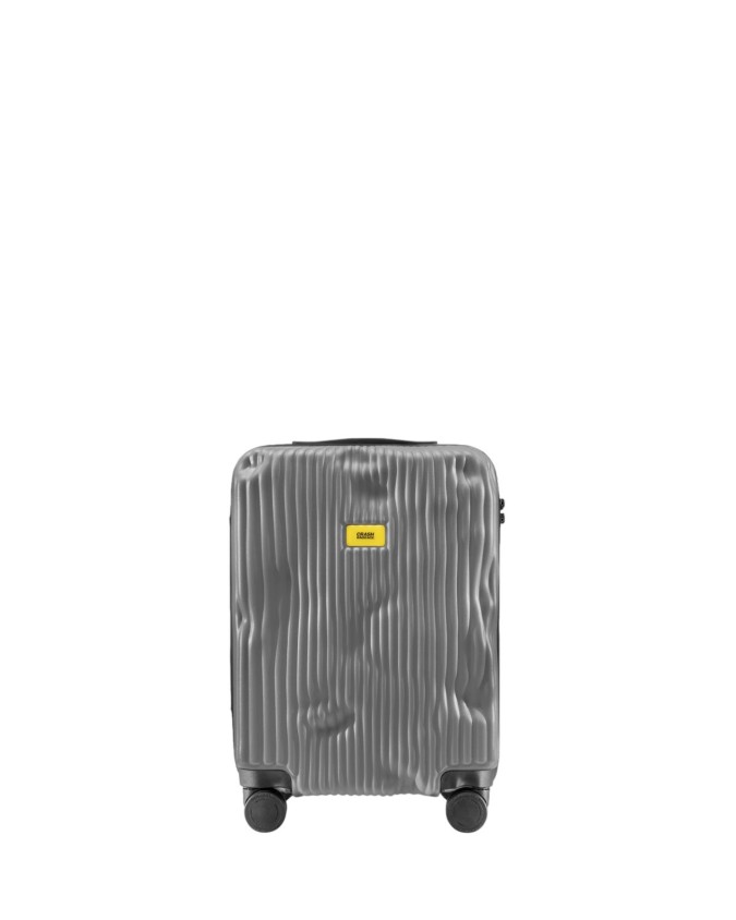  Crash Baggage - Trolley cabina small in policarbonato striato