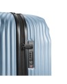  Crash Baggage - Trolley cabina small in policarbonato striato