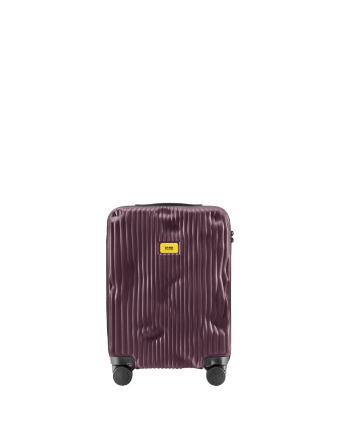  Crash Baggage - Trolley cabina small in policarbonato striato