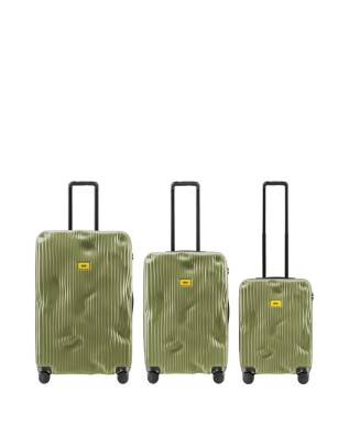  Crash Baggage - Set di 3 valigie in policarbonato S/M/L Stripe