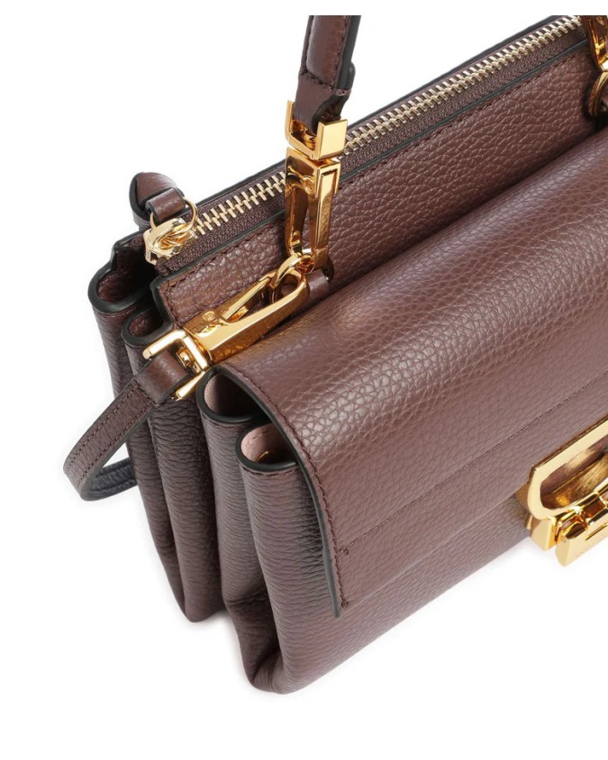  Coccinelle - Borsa a mano piccola a due scomparti in pelle